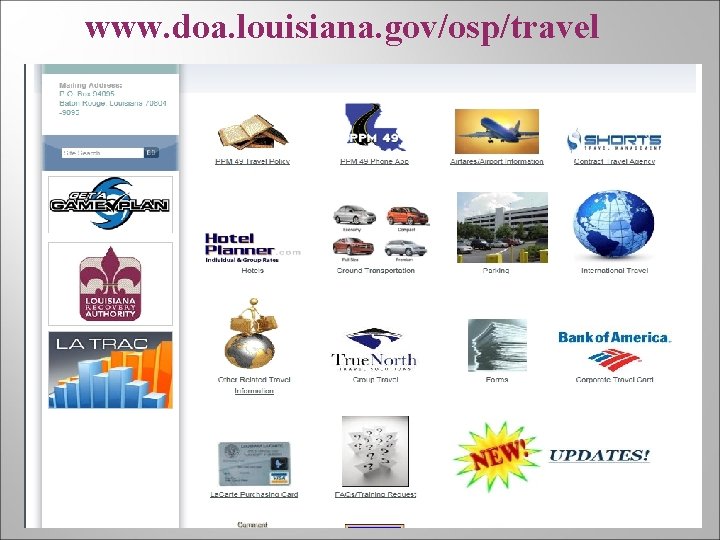 www. doa. louisiana. gov/osp/travel 