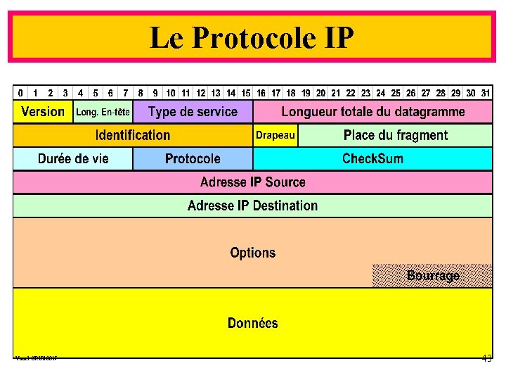 Le Protocole IP Yonel GRUSSON 43 