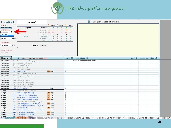 MPZ milieu platform zorgsector 28 