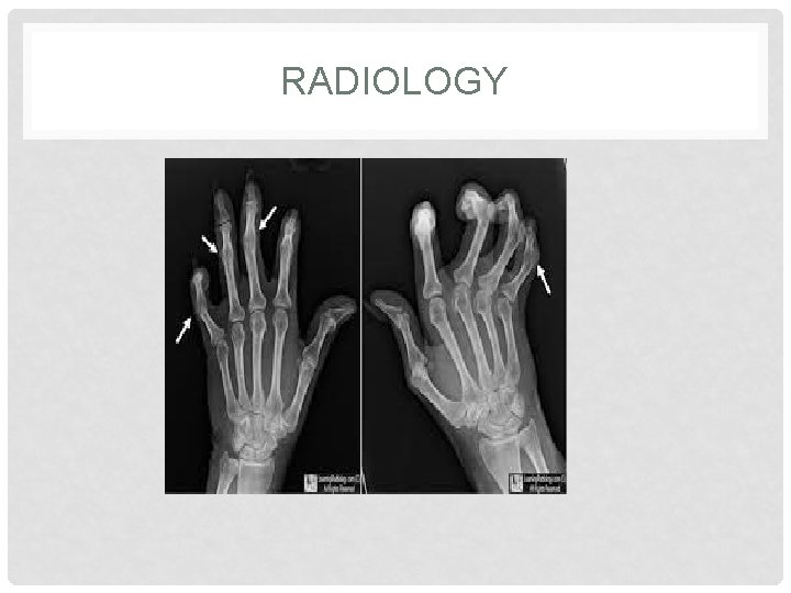 RADIOLOGY 