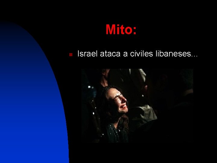 Mito: n Israel ataca a civiles libaneses. . . 