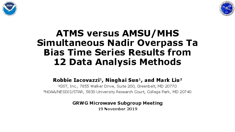 ATMS versus AMSU/MHS Simultaneous Nadir Overpass Ta Bias Time Series Results from 12 Data