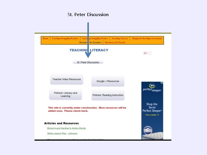 St. Peter Discussion 