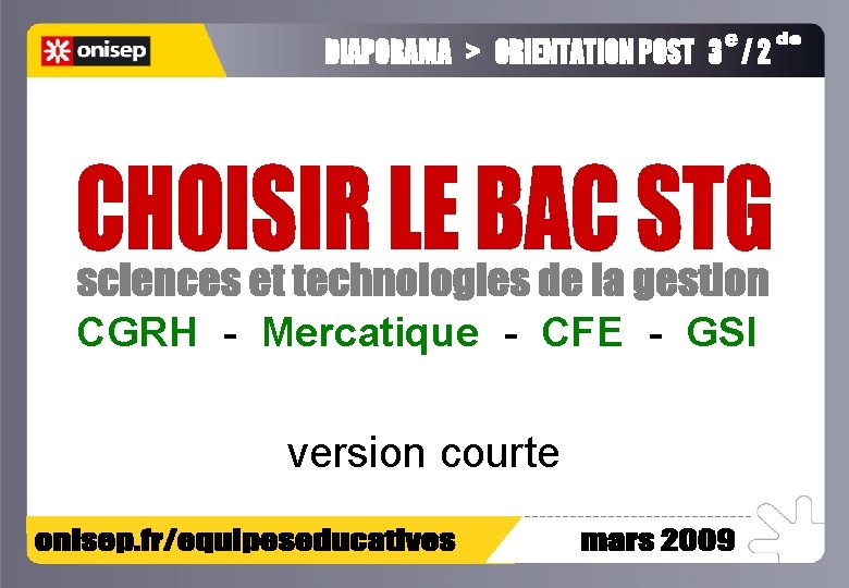CGRH - Mercatique - CFE - GSI version courte 