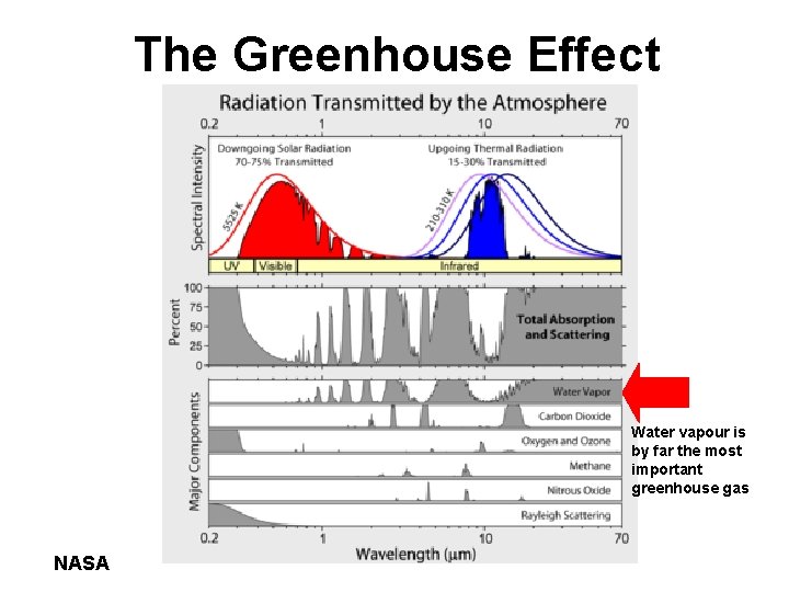 The Greenhouse Effect Water vapour is by far the most important greenhouse gas NASA
