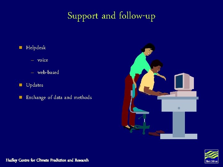 Support and follow-up n Helpdesk – voice – web-based n Updates n Exchange of Support and follow-up n Helpdesk – voice – web-based n Updates n Exchange of