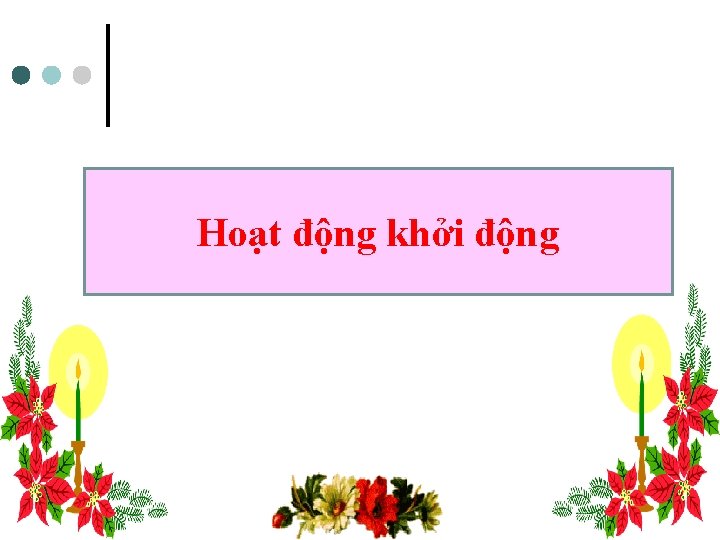 Hoạt động khởi động 
