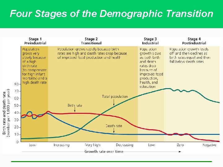 Four Stages of the Demographic Transition 