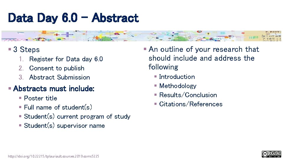 Data Day 6. 0 - Abstract § 3 Steps 1. Register for Data day