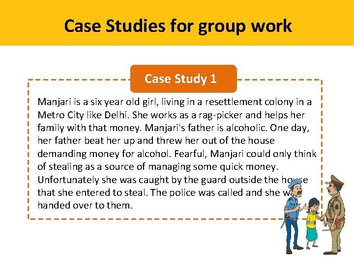 Case Studies for group work Case Study 1 Manjari is a six year old