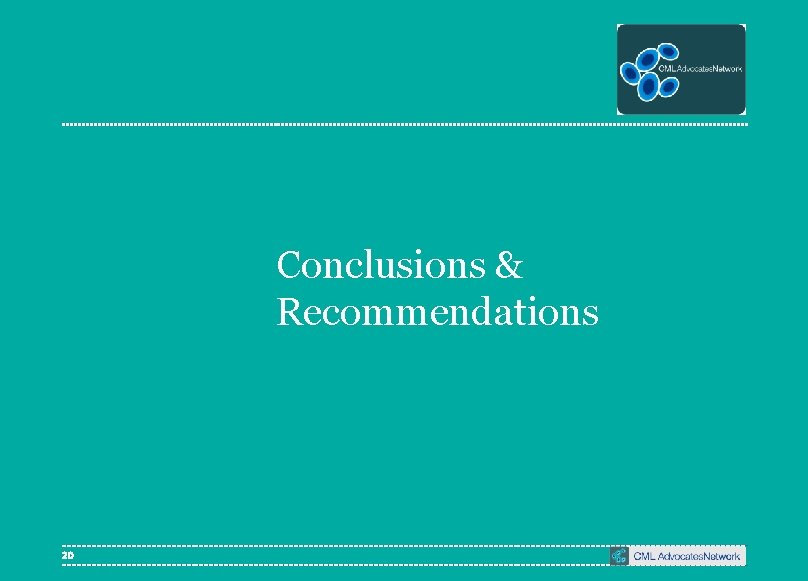 Conclusions & Recommendations 20 