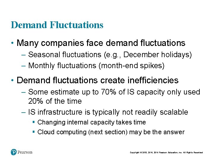 Demand Fluctuations • Many companies face demand fluctuations – Seasonal fluctuations (e. g. ,