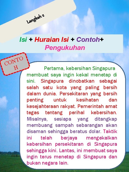 L ah k g n a 2 Isi + Huraian Isi + Contoh+ Pengukuhan