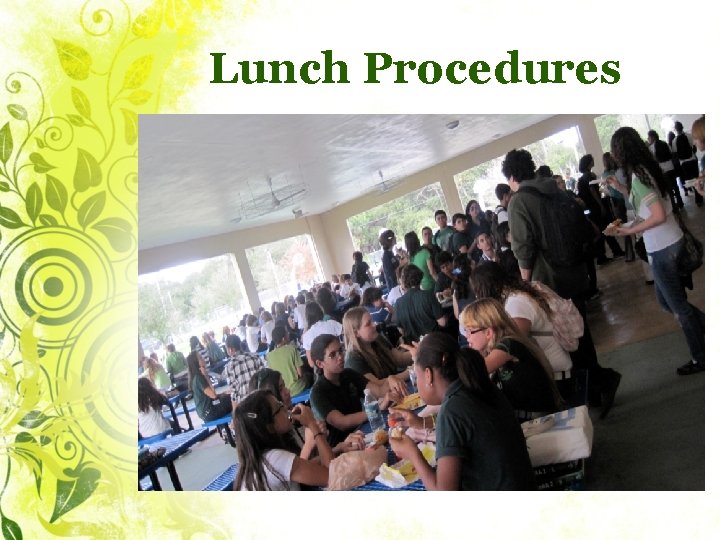 Lunch Procedures 