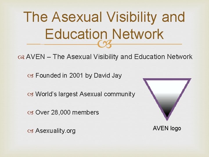 The Asexual Visibility and Education Network AVEN – The Asexual Visibility and Education Network The Asexual Visibility and Education Network AVEN – The Asexual Visibility and Education Network