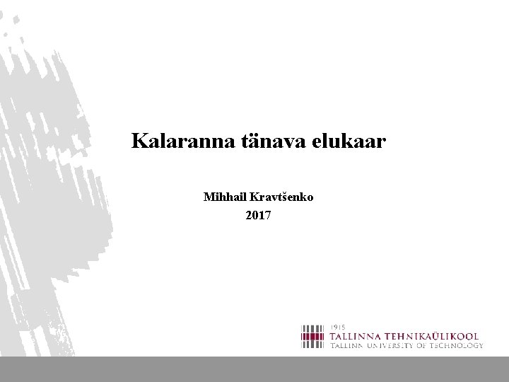 Kalaranna tänava elukaar Mihhail Kravtšenko 2017 