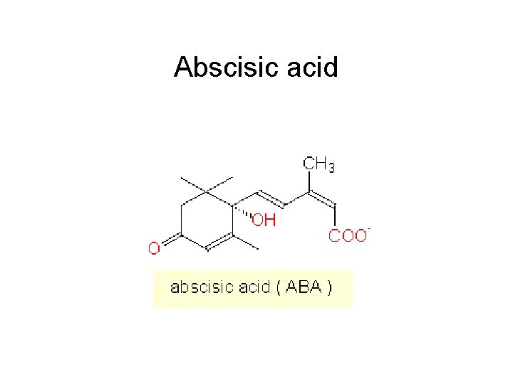 Abscisic acid 