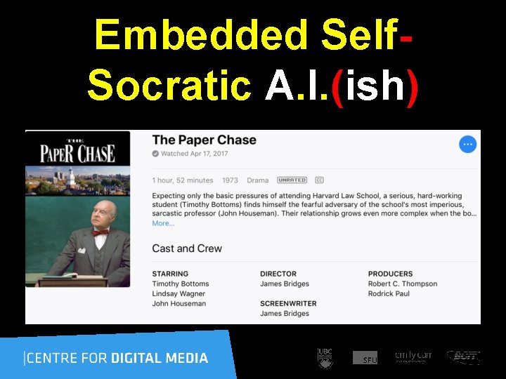 Embedded Self. Socratic A. I. (ish) 