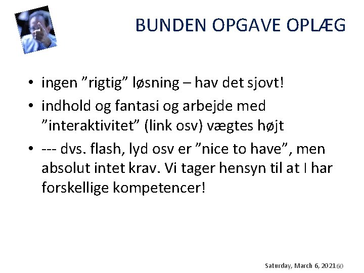 BUNDEN OPGAVE OPLÆG • ingen ”rigtig” løsning – hav det sjovt! • indhold og BUNDEN OPGAVE OPLÆG • ingen ”rigtig” løsning – hav det sjovt! • indhold og