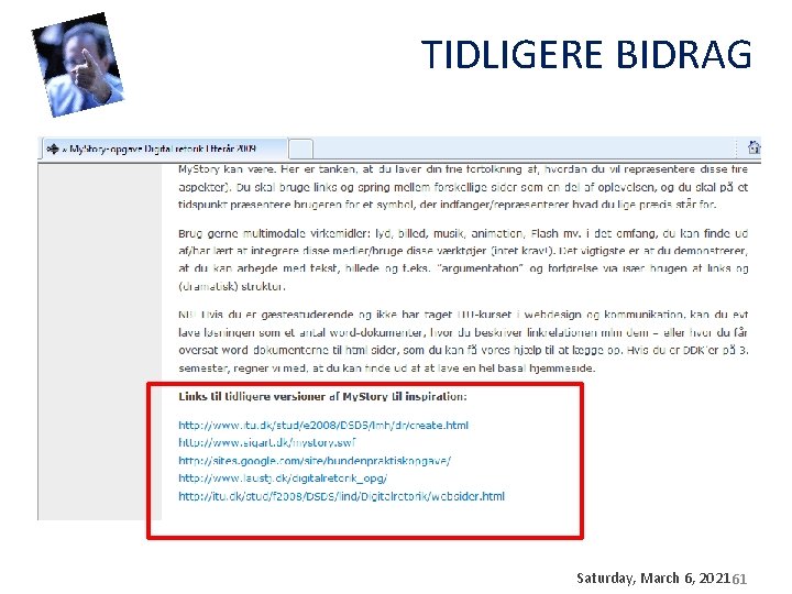 TIDLIGERE BIDRAG Saturday, March 6, 2021 61 TIDLIGERE BIDRAG Saturday, March 6, 2021 61