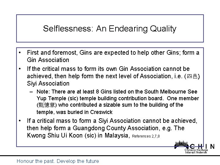 Selflessness: An Endearing Quality • First and foremost, Gins are expected to help other Selflessness: An Endearing Quality • First and foremost, Gins are expected to help other