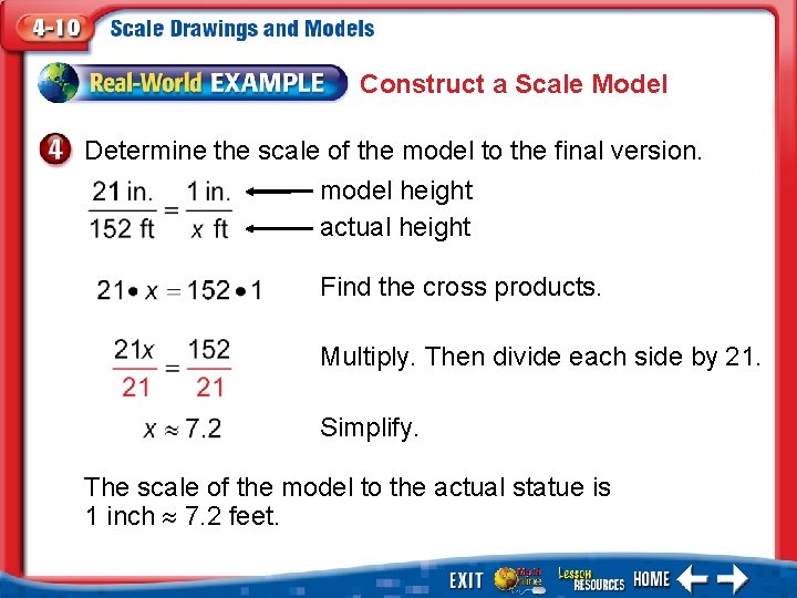 Construct a Scale Model Determine the scale of the model to the final version.