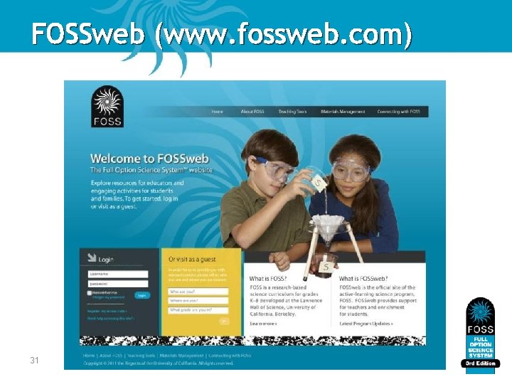 FOSSweb (www. fossweb. com) 31 FOSSweb (www. fossweb. com) 31