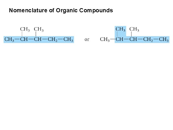 Nomenclature of Organic Compounds 