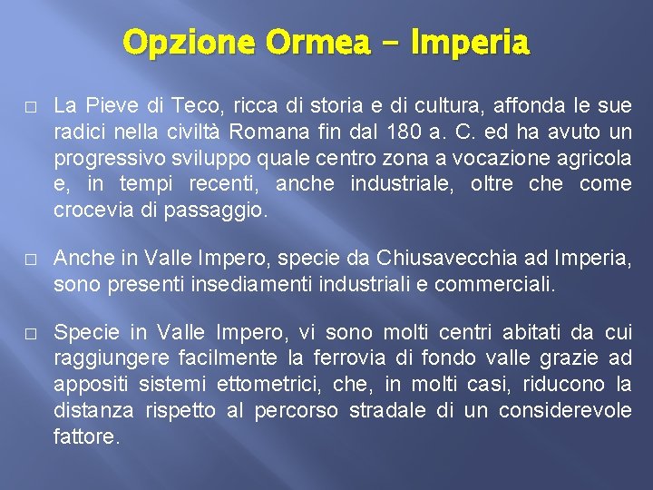 Opzione Ormea - Imperia � La Pieve di Teco, ricca di storia e di