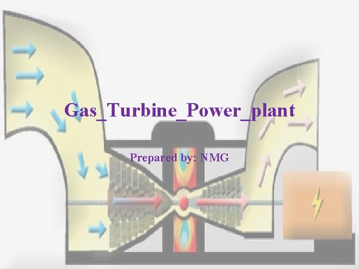 Gas_Turbine_Power_plant Prepared by: NMG 