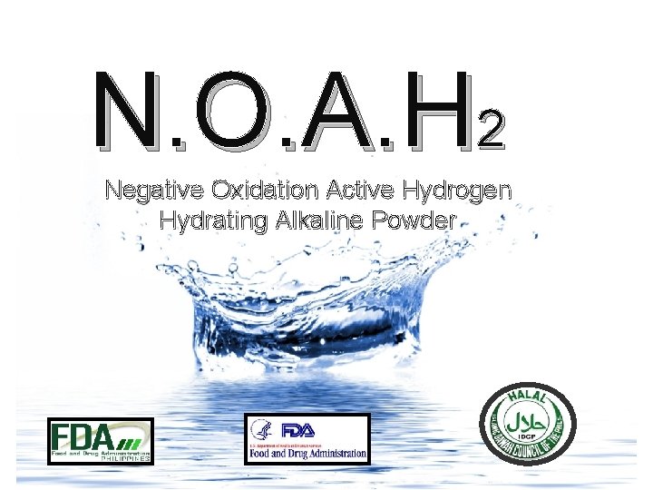 N. O. A. H 2 Negative Oxidation Active Hydrogen Hydrating Alkaline Powder 