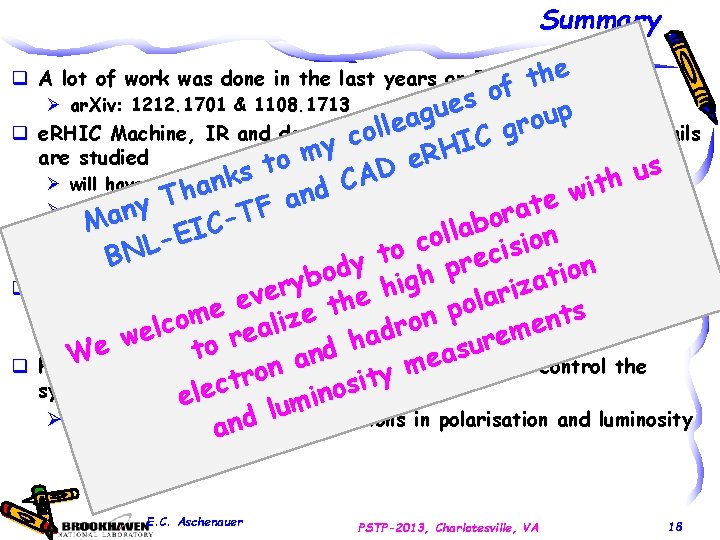 Summary e h t f o s Ø ar. Xiv: 1212. 1701 & 1108.