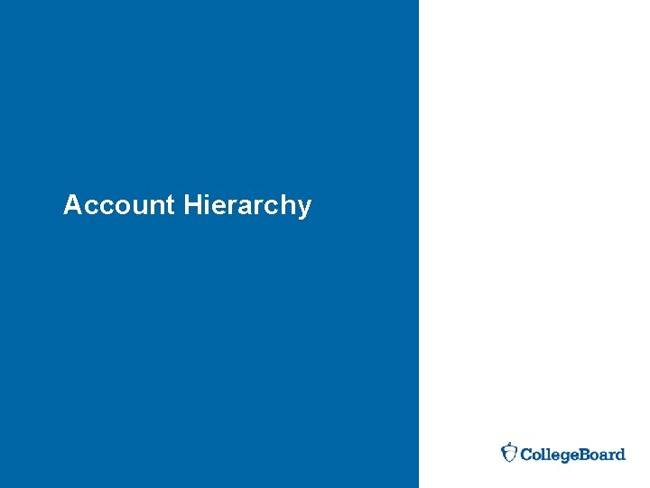 Account Hierarchy 