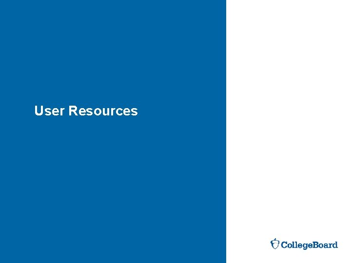 User Resources 