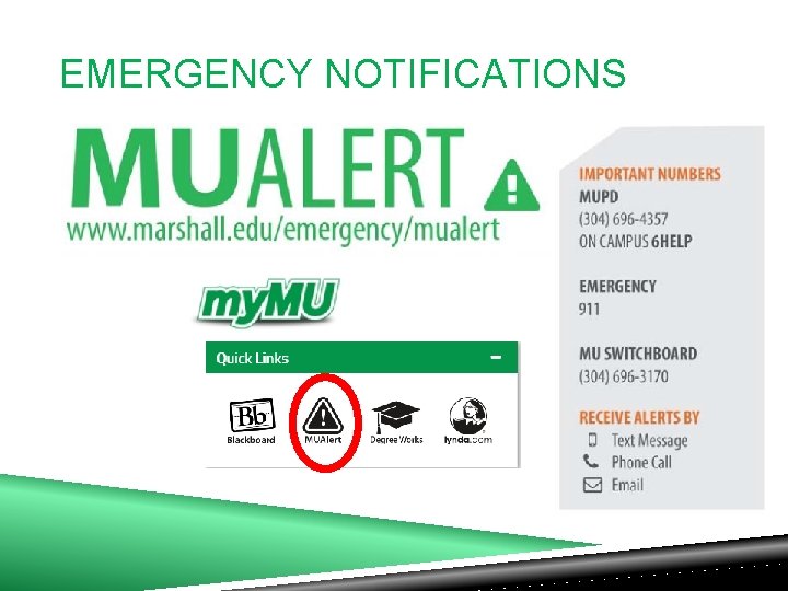 EMERGENCY NOTIFICATIONS 