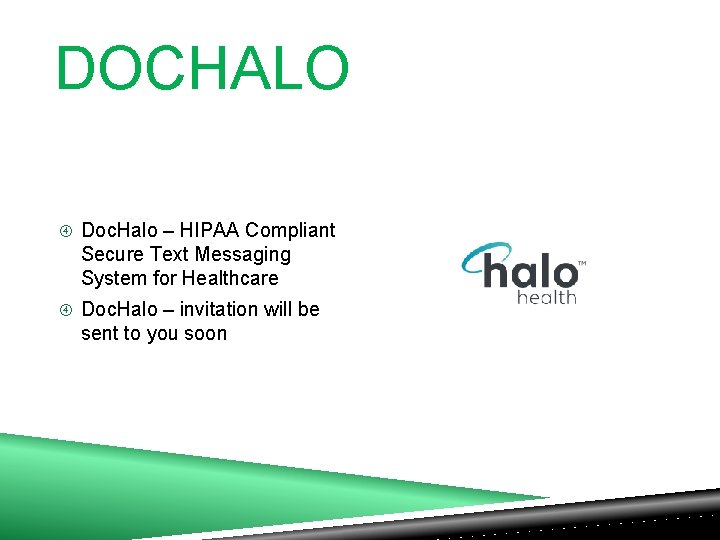 DOCHALO Doc. Halo – HIPAA Compliant Secure Text Messaging System for Healthcare Doc. Halo