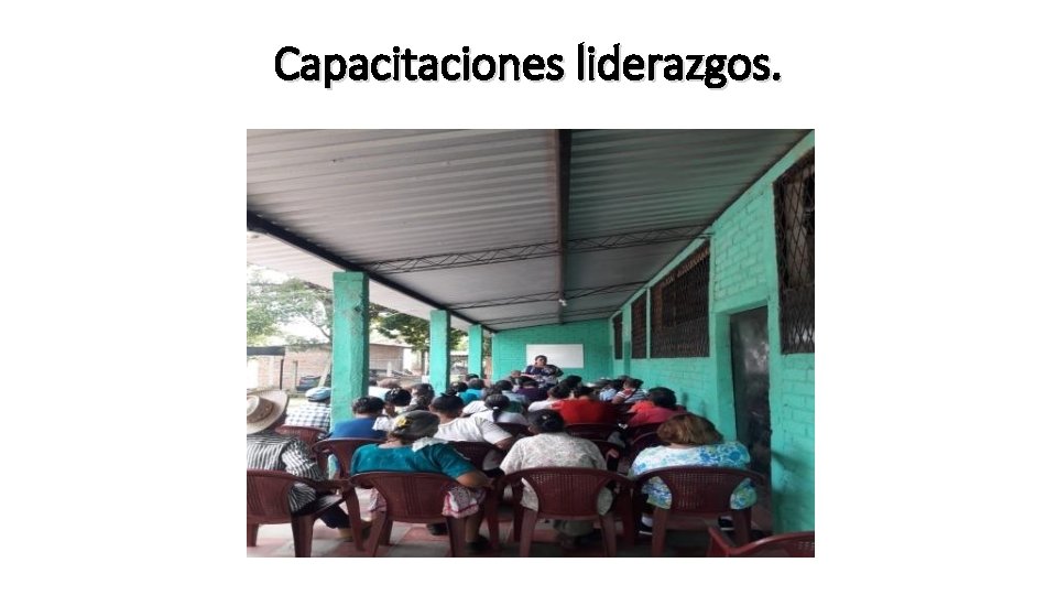 Capacitaciones liderazgos. 