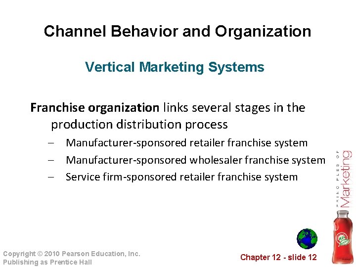 Chapter Twelve Marketing Channels Delivering Customer Value Copyright