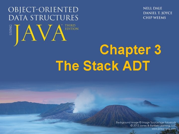 Chapter 3 The Stack ADT 