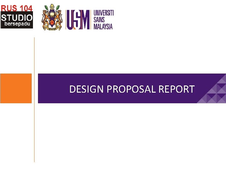 DESIGN PROPOSAL REPORT 