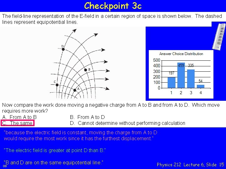 Checkpoint 3 c The field-line representation of the E-field in a certain region of