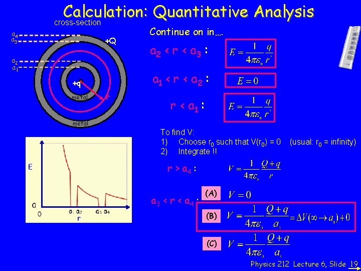 Calculation: Quantitative Analysis cross-section a 4 a 3 +Q a 2 a 1 a