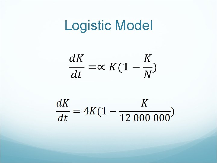Logistic Model 