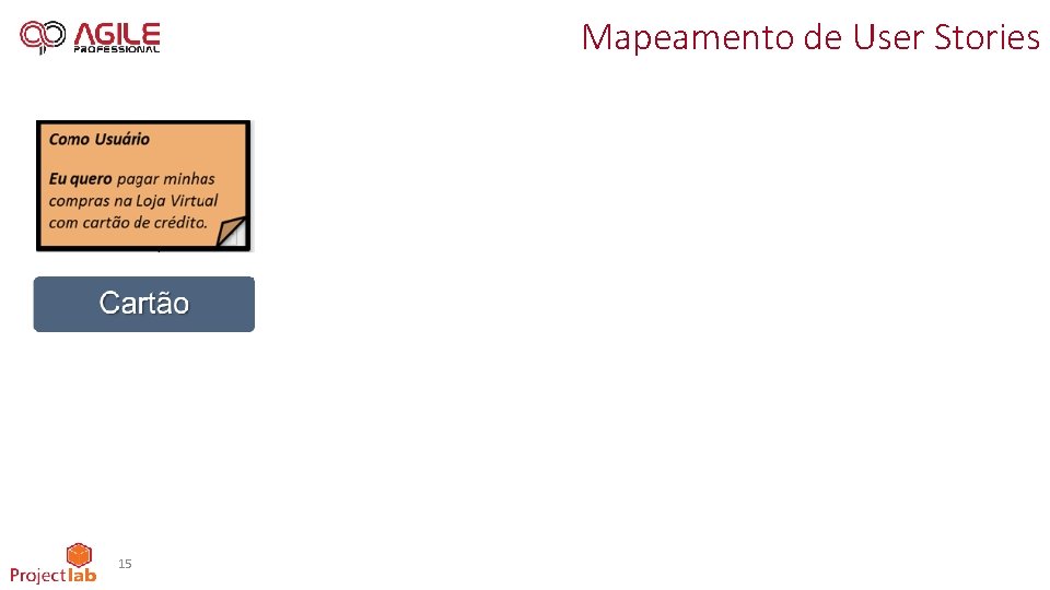 Mapeamento de User Stories 15 