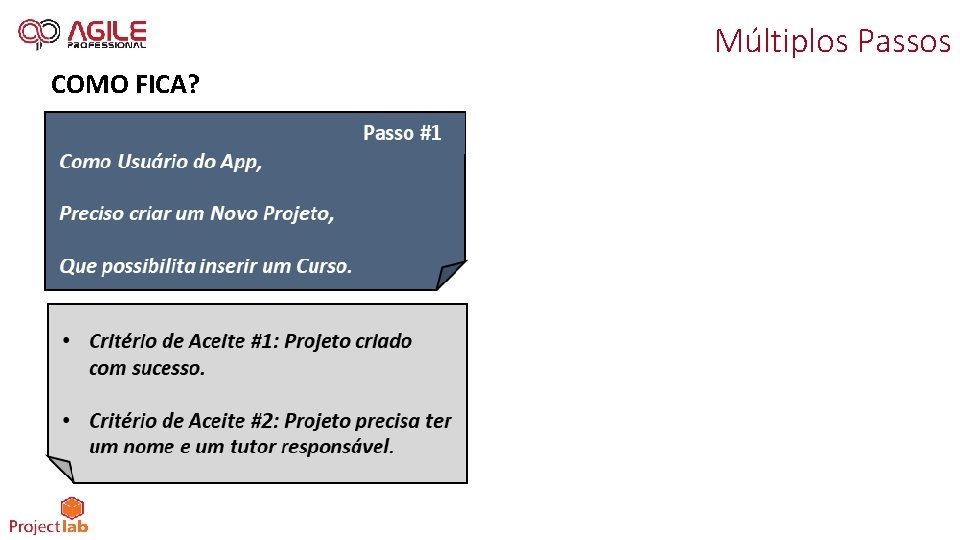 Múltiplos Passos COMO FICA? 