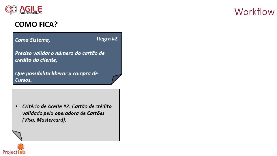 Workflow COMO FICA? 