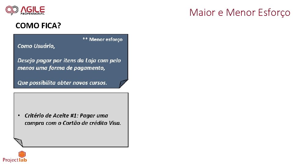 Maior e Menor Esforço COMO FICA? 