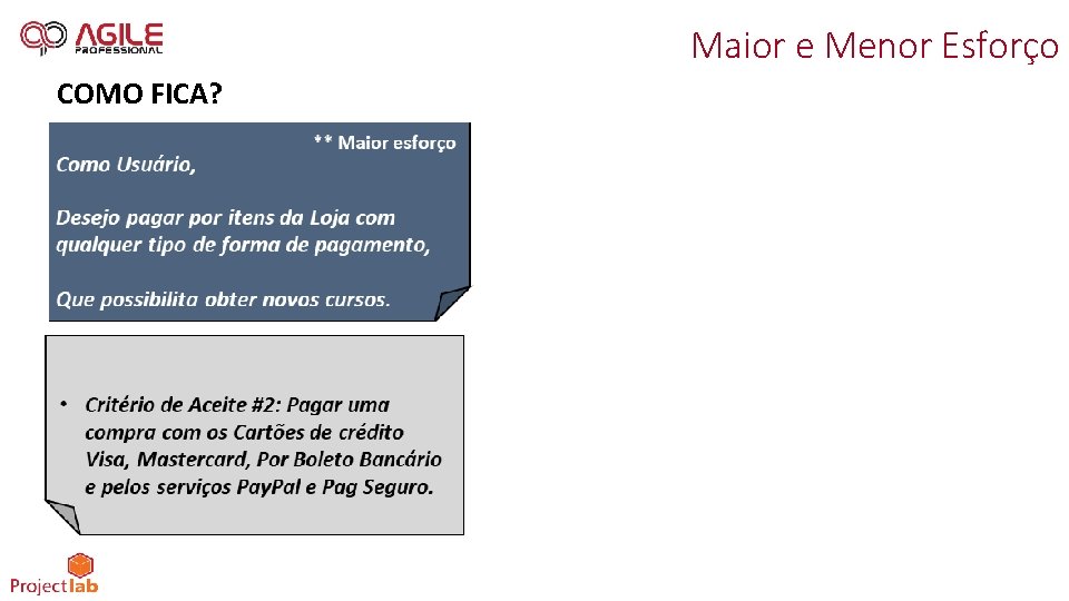 Maior e Menor Esforço COMO FICA? 