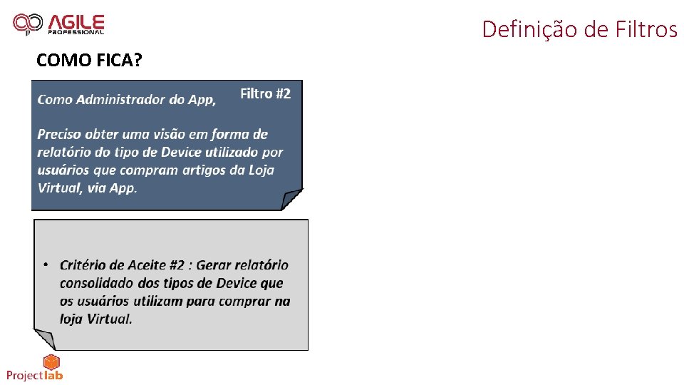 Definição de Filtros COMO FICA? 