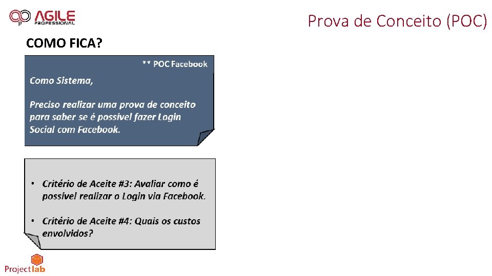 Prova de Conceito (POC) COMO FICA? 